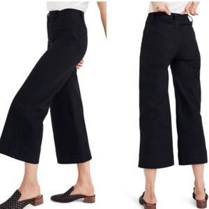 Madewell plus size black wide leg pants emmet